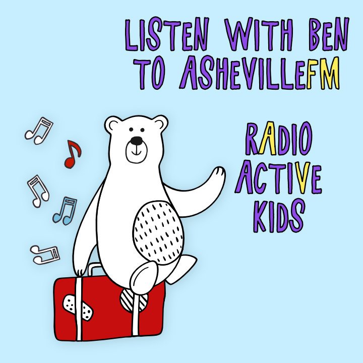 Ben zu Besuch bei Asheville FM - Radio Active Kids