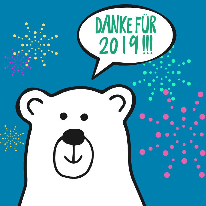 Danke für das Jahr 2019 mit dem Liederkoffer