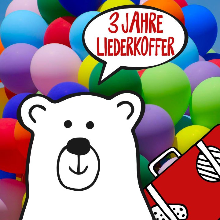 Liederkoffer feiert dritten Geburtstag