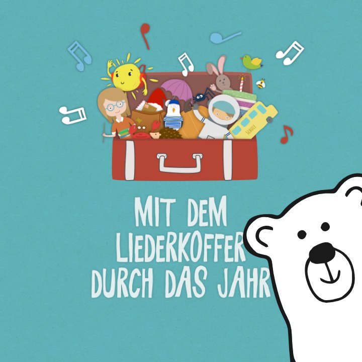 Erstes Album - Mit dem Liederkoffer durch das Jahr